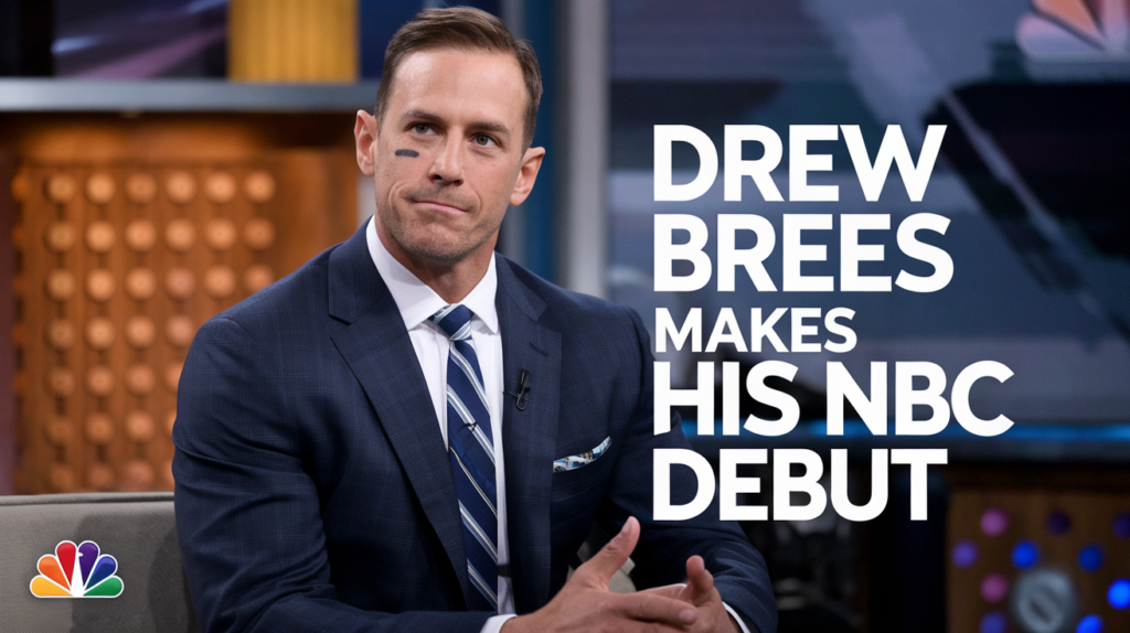 Drew Brees Makes His NBC Debut, Internet Amazed by His New Hair: A Complete Overview